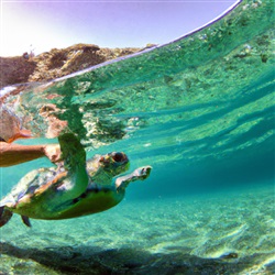 De beste plekken om te snorkelen met schildpadden op Rhodos