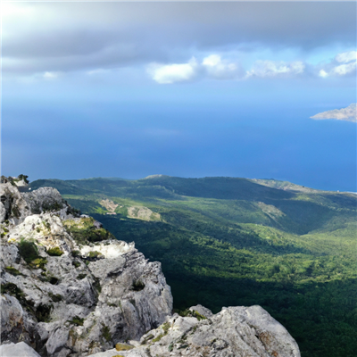 Ontdek het adembenemende uitzicht vanaf de berg Akramitis op Rhodos